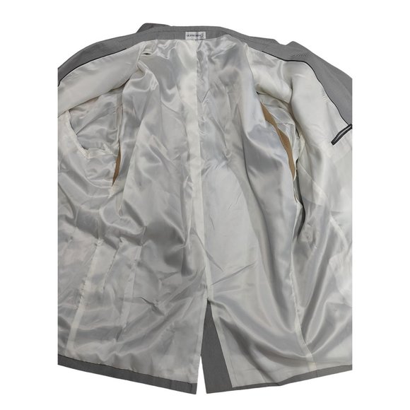 Geoffrey Beene Men's Gray Pinstripe Suit Jacket Size 54R - Picture 4 of 5